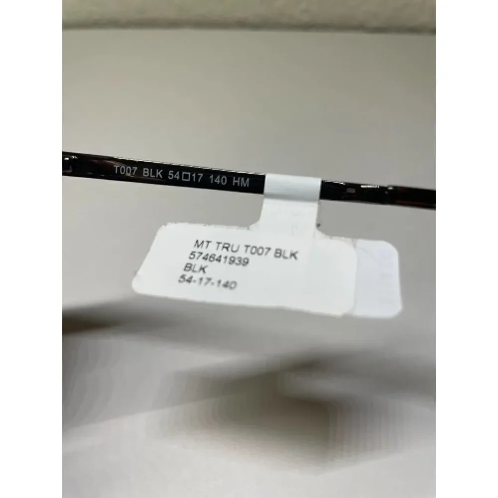 Nwt True Religion Eyeglass Frames T007 FW540 54/17/140 Black RETAIL $114